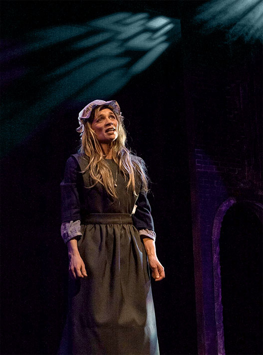 Woman dressed as peasant