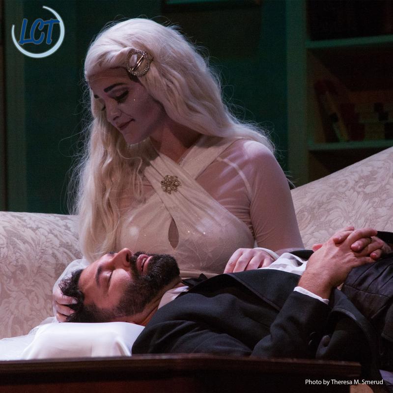 Katie Bakalars as Elvira and Kaleb Smith as Charles Condomine