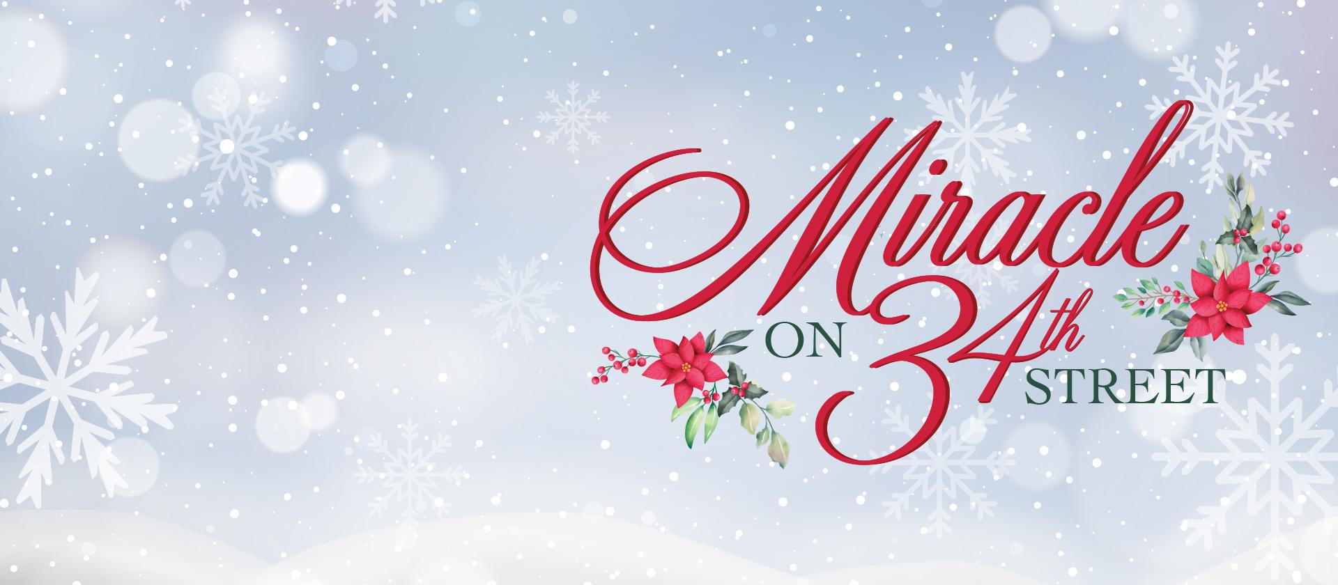 Miracle on 34th Street Banner